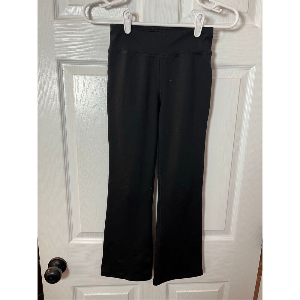 Athletic Works Black Bootcut Leggings Size M (7–8)